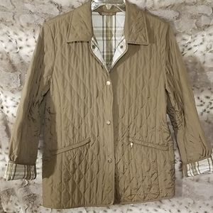 Basler quilted & plaid jacket, excellent condition